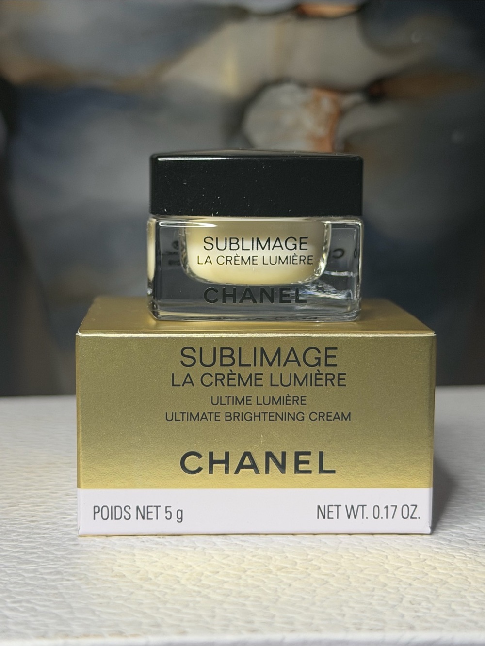 Chanel Sublimage La Crème Lumière Ultimate Brightening Creme 5g/ 0.17 OZ NWB